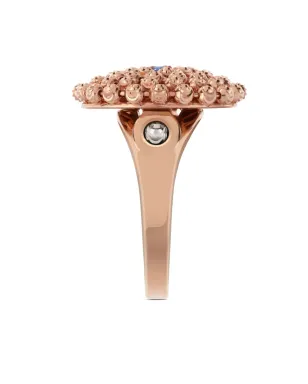 Officina Bernardi 18kt ローズゴールド ミモザ サファイア リング - ピンク - サムネイル3