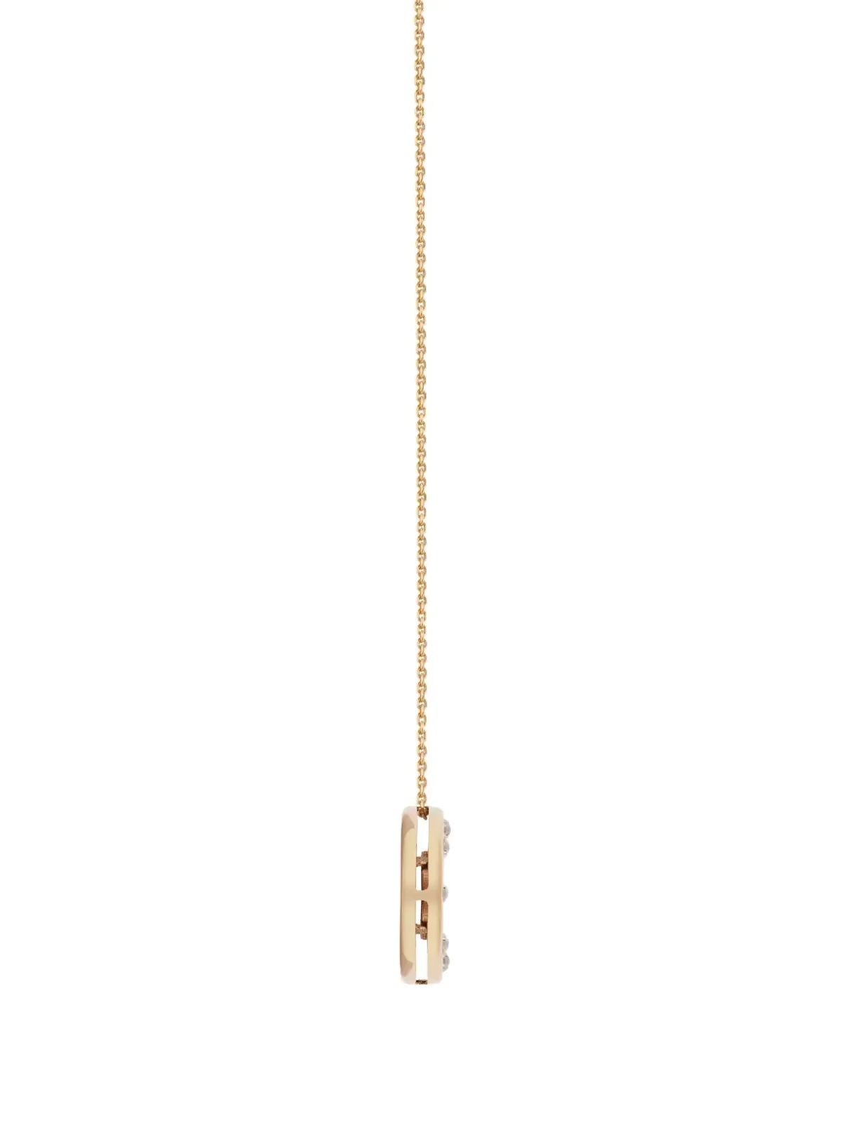 Officina Bernardi 18kt イエローゴールド ルビーとダイヤモンド ネックレス - 画像3