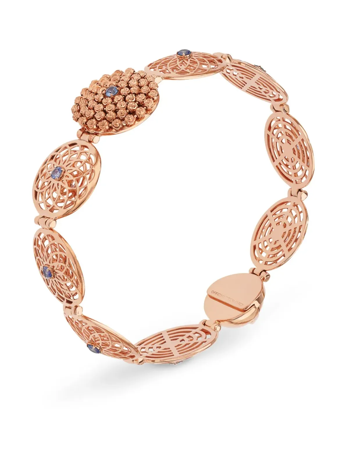 Officina Bernardi ミモサ サファイア ブレスレット 18K ローズゴールド ピンク - 画像2