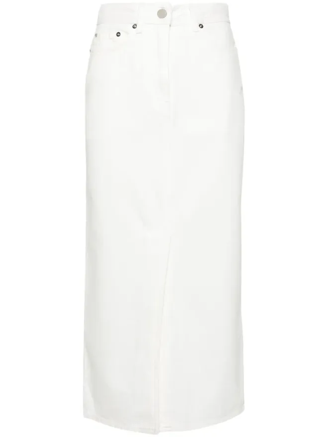 Loulou de Saison LouLou de Saison ストレートデニムミディスカートの商品画像