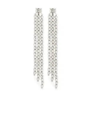 Officina Bernardi 18Kホワイトゴールド ムーンダイヤモンド ドロップピアス - サムネイル1