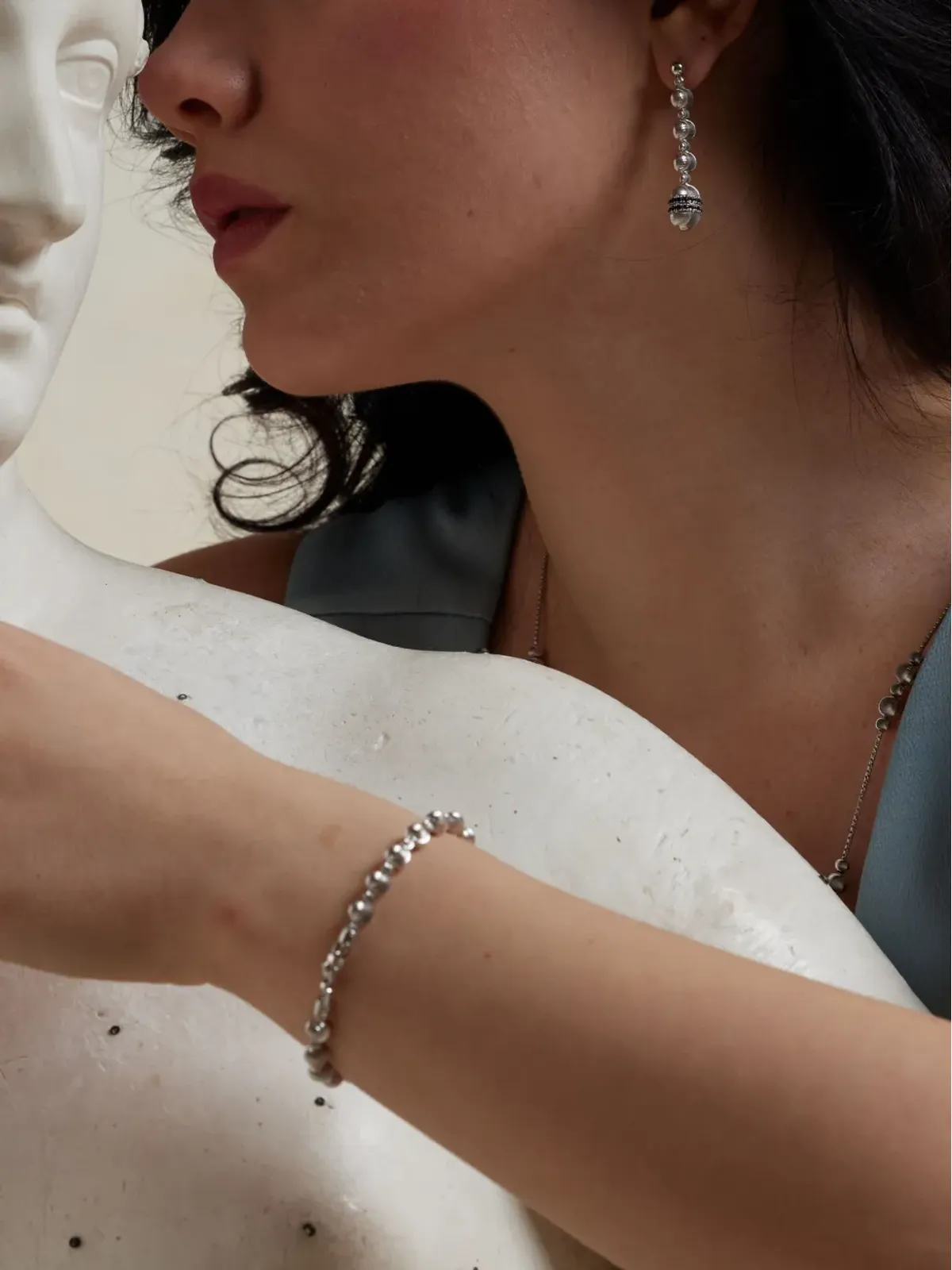 Officina Bernardi エンパイアサファイア イヤリング - 画像4