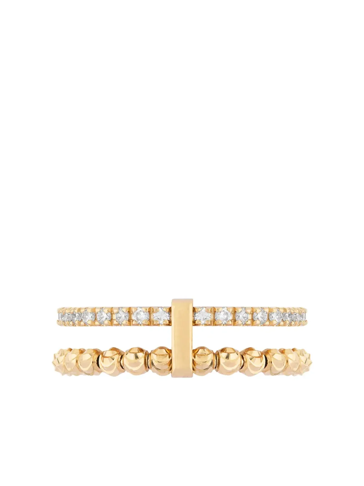 Officina Bernardi 18kt イエローゴールド ムーンエデン ダイヤモンドリング - 画像2