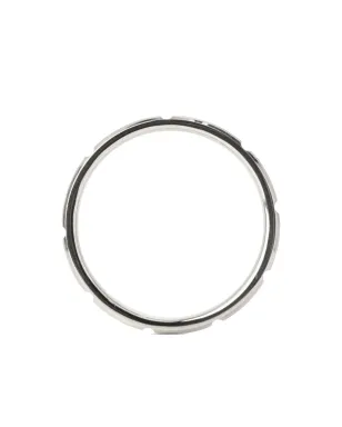Officina Bernardi 18ktホワイトゴールドと18ktイエローゴールド Lumen ダイヤモンドリング - シルバー - サムネイル3