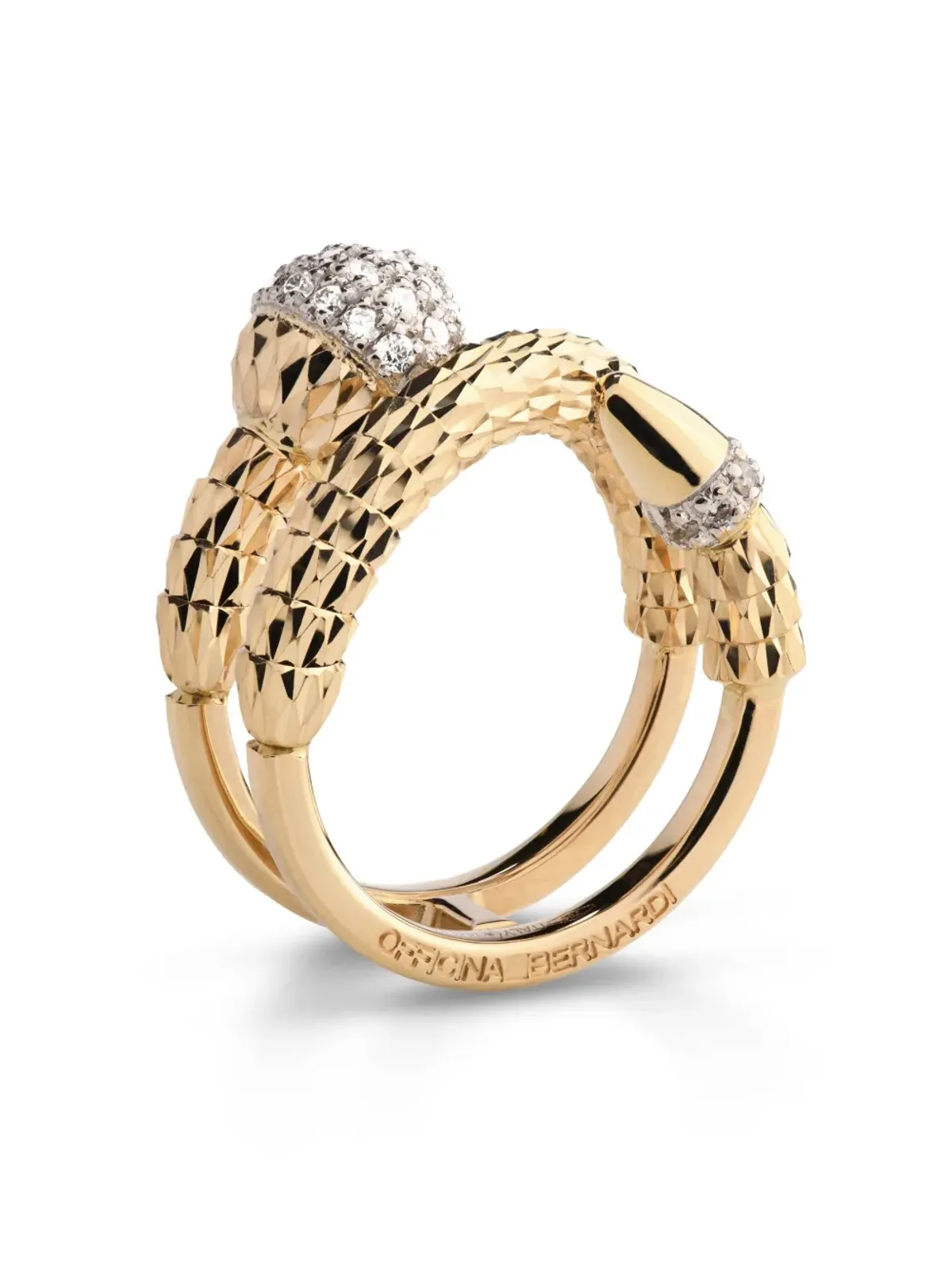 Officina Bernardi オフィチーナ・ベルナルディ Ophidia ダイヤモンド リング - 画像2