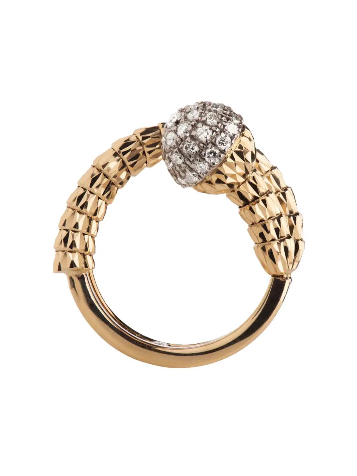 Officina Bernardi オフィチーナ・ベルナルディ Ophidia ダイヤモンド リング - 画像3