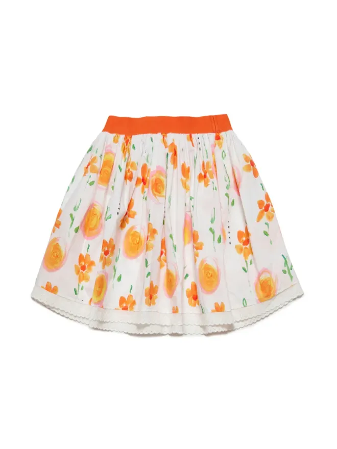 Marni Kids Marni Kids サニー デイ フローラルプリント スカートの商品画像