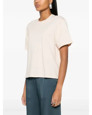 LouLou de Saison Telanto オーガニックコットン Tシャツ ピンク - サムネイル3