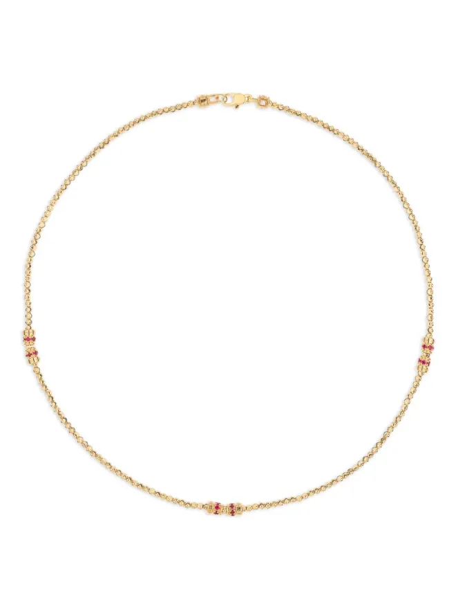 Officina Bernardi Officina Bernardi 18ktイエローゴールド ルビー ムーン ネックレスの商品画像