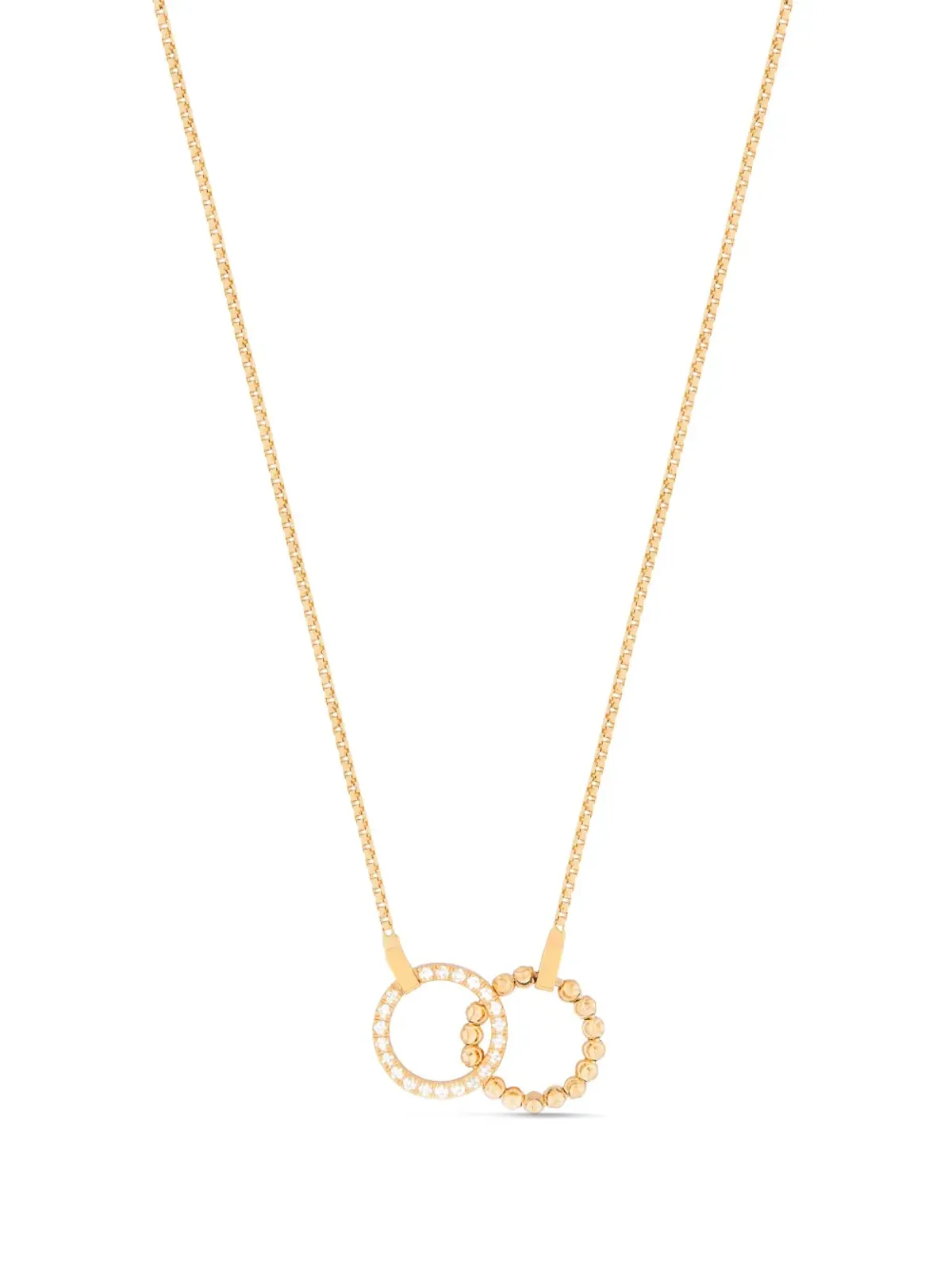 Officina Bernardi 18kt yellow gold Moon Eden diamond necklace - 画像1
