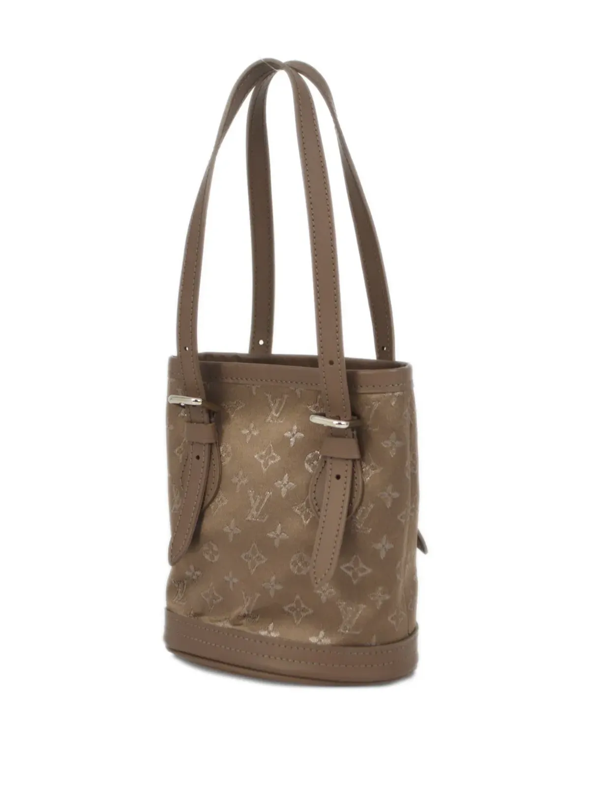 Louis Vuitton ビンテージ 2001年 リトルバケット ハンドバッグ ブラウン - 画像2