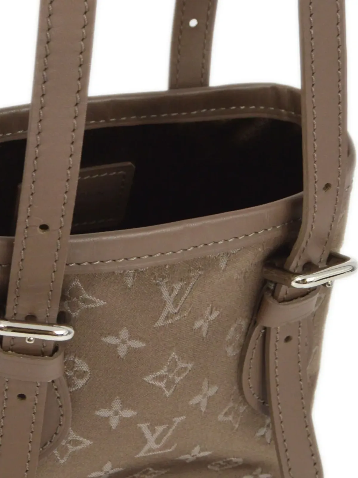 Louis Vuitton ビンテージ 2001年 リトルバケット ハンドバッグ ブラウン - 画像4