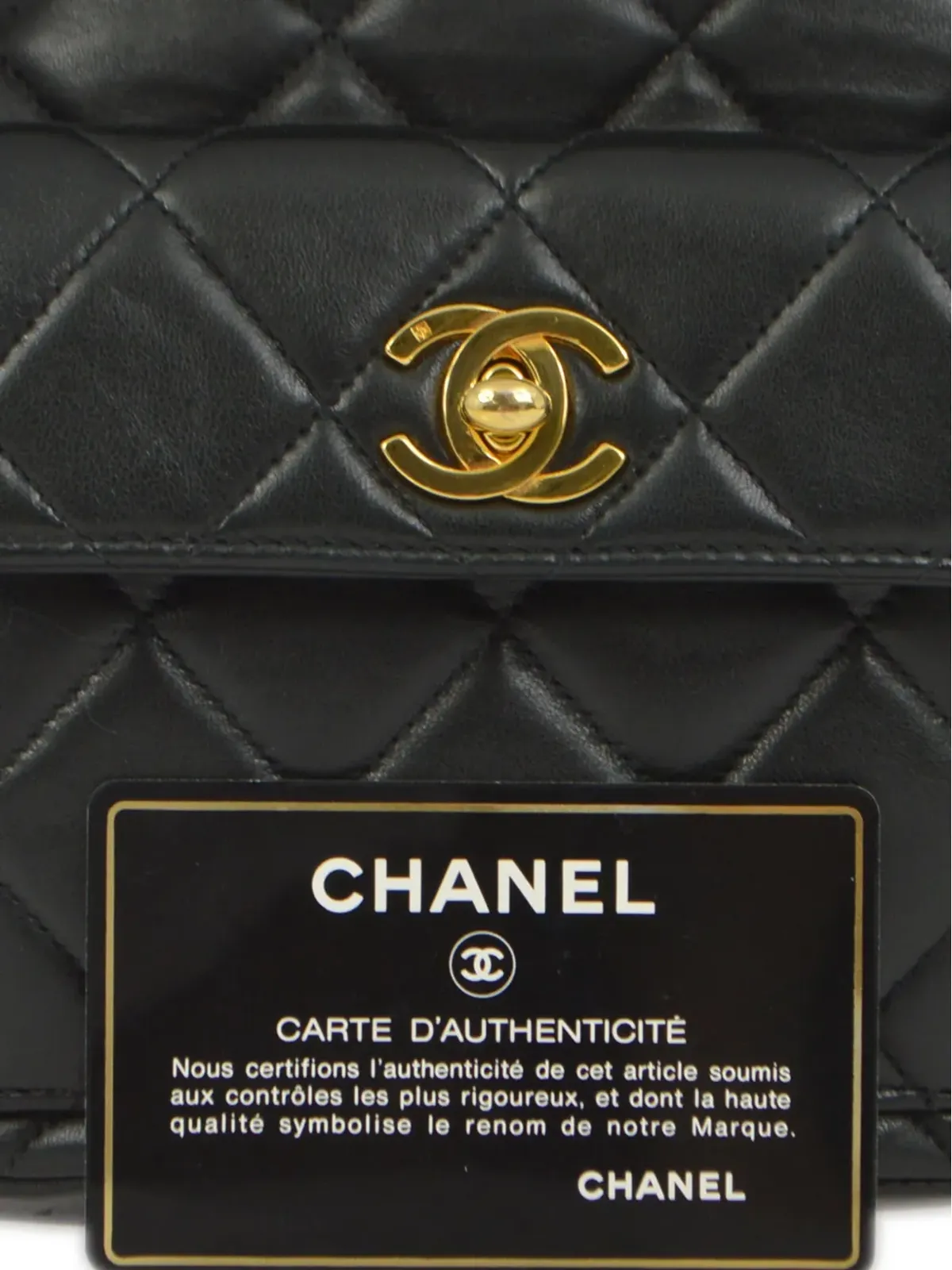 CHANEL ビンテージ 1997年 大型 Duma キルティング バックパック - ブラック - 画像5