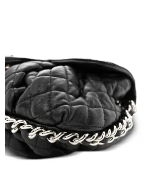 CHANEL ビンテージ ミニ クラシック フラップ パッド入りショルダーバッグ - ブラック - サムネイル5