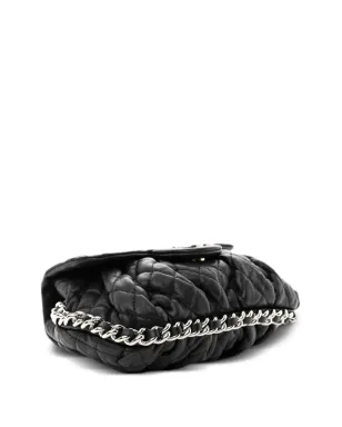 CHANEL ビンテージ ミニ クラシック フラップ パッド入りショルダーバッグ - ブラック - サムネイル3