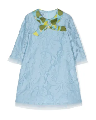 Mi Mi Sol 花柄レースのリボンディテール ドレス - サムネイル1