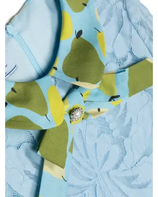 Mi Mi Sol 花柄レースのリボンディテール ドレス - サムネイル3