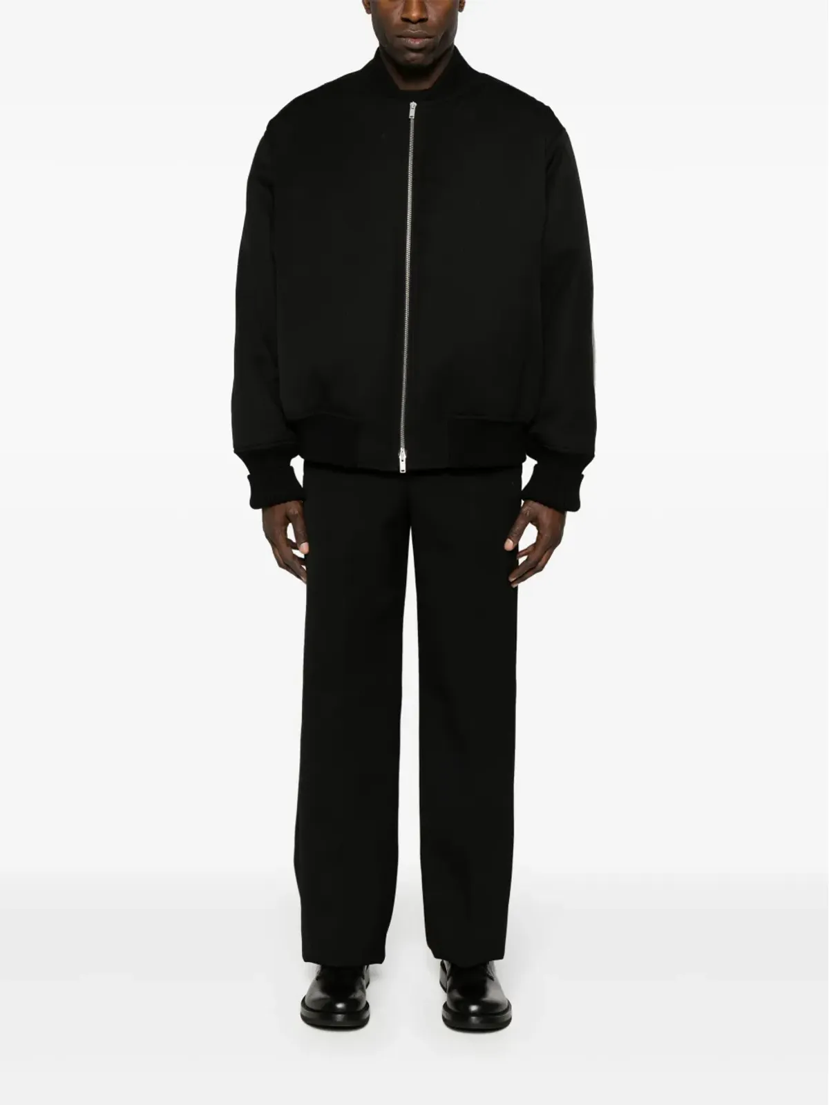 Jil Sander パデッド ツイル ボンバー ジャケット - 画像2