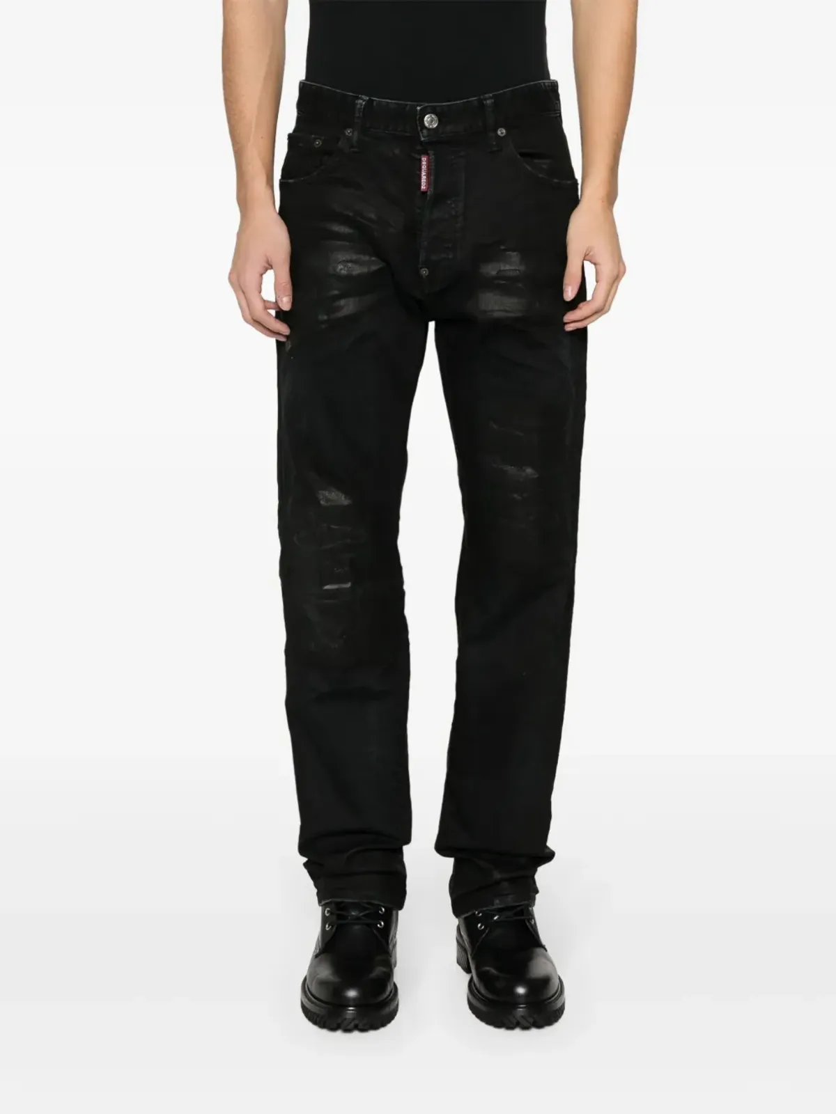 DSQUARED2 クールガイ スリムレッグジーンズ - ブラック - 画像3