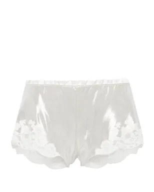 Carine Gilson レーストリム ルレックス パジャマショーツ - サムネイル1