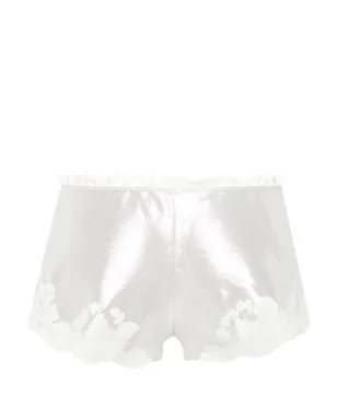 Carine Gilson レーストリム ルレックス パジャマショーツ - サムネイル2