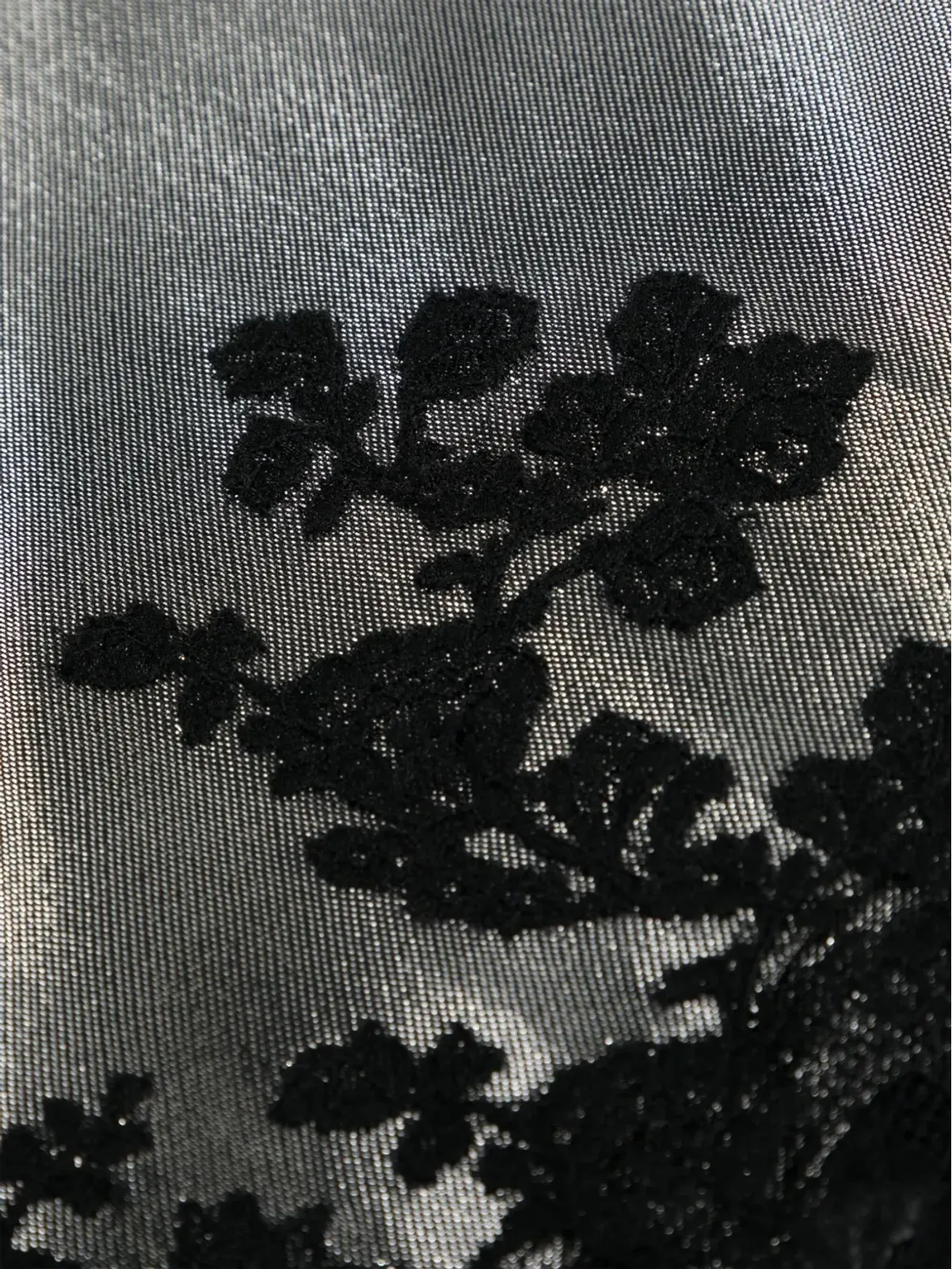 Carine Gilson レーストリム ラメ入りスリップドレス - 画像3