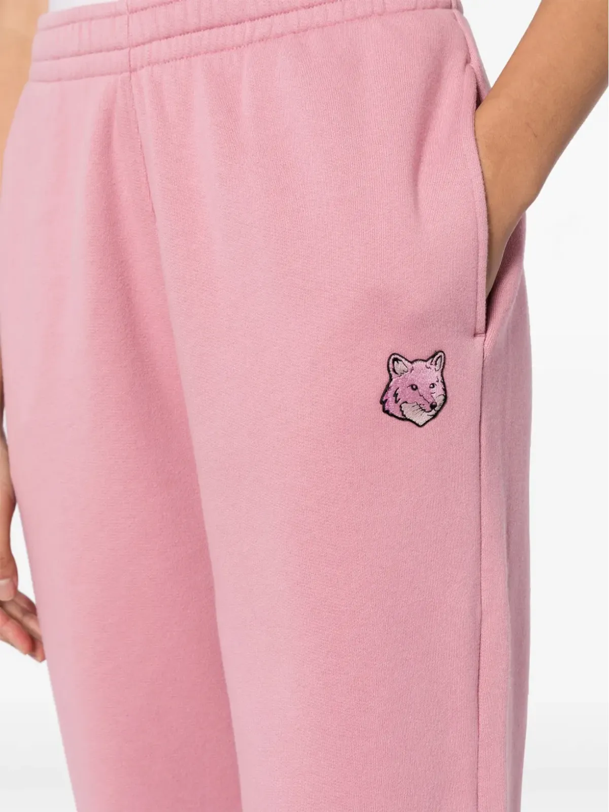 Maison Kitsuné ボールド フォックスヘッド トラックパンツ - ピンク - 画像5