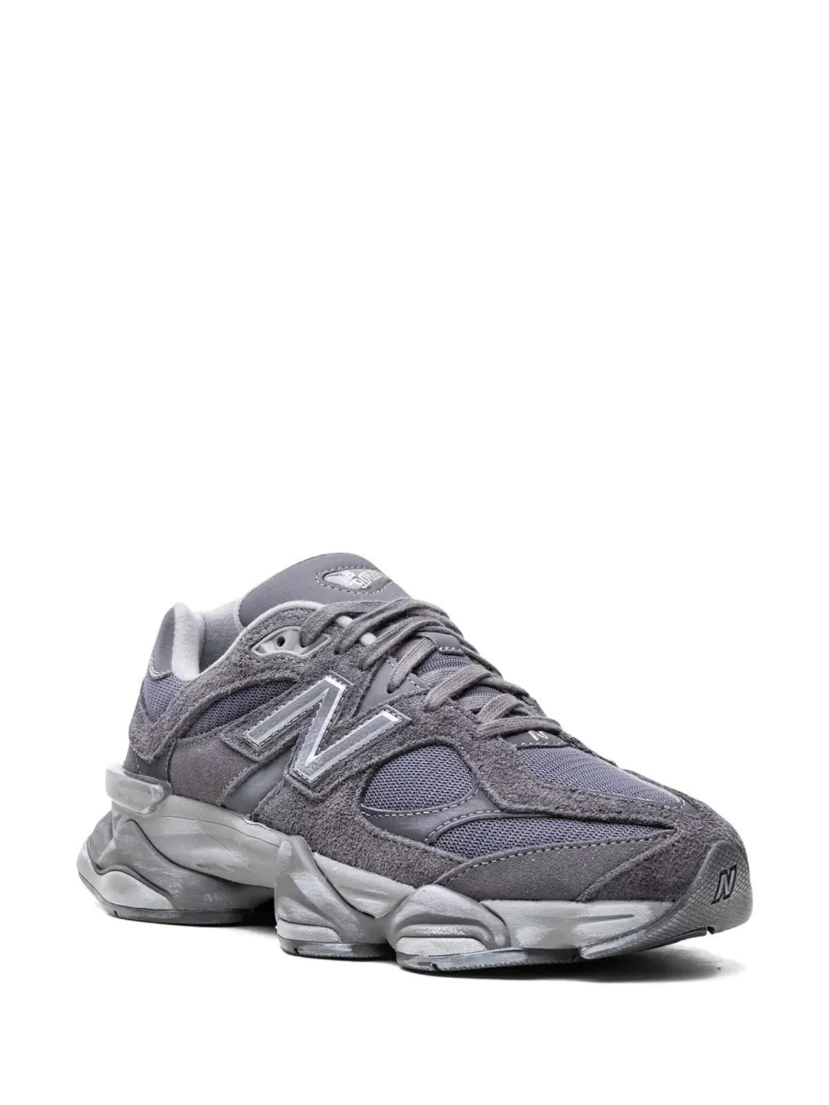 New Balance 9060 パネルド ロー・トップスニーカー グレー - 画像2