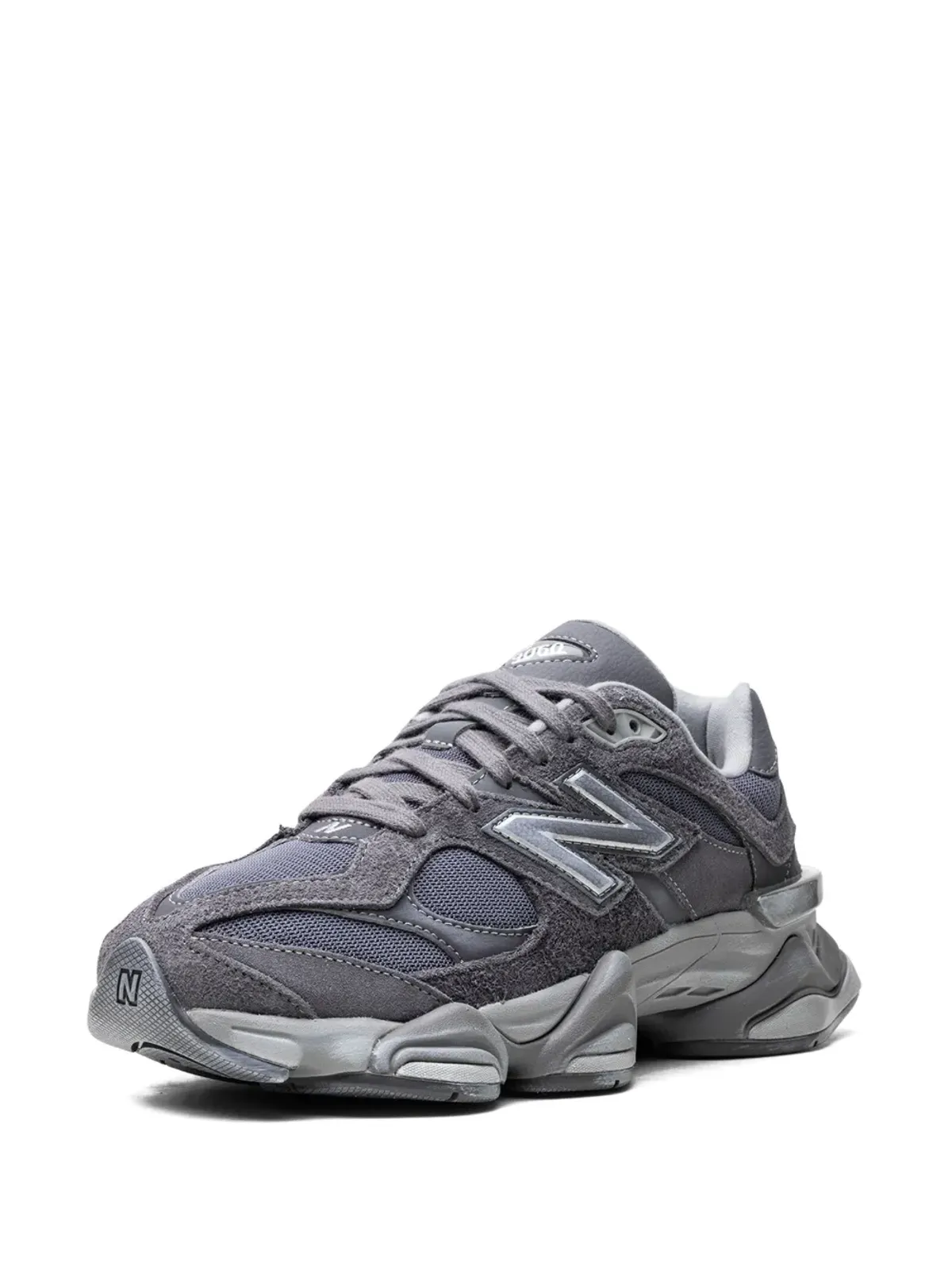 New Balance 9060 パネルド ロー・トップスニーカー グレー - 画像4