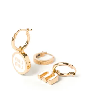 Miu Miu エナメルフープピアス（3点セット） - サムネイル2