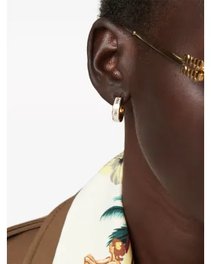 Miu Miu エナメルフープイヤリング - サムネイル3