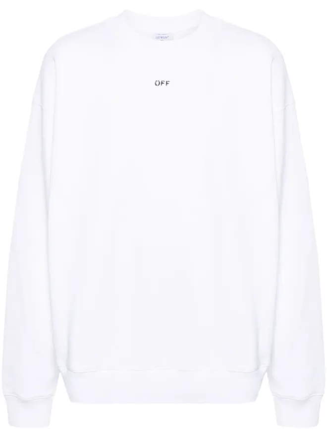 OFF-WHITE Off-White 刺繍ロゴ入り コットン スウェットシャツの商品画像