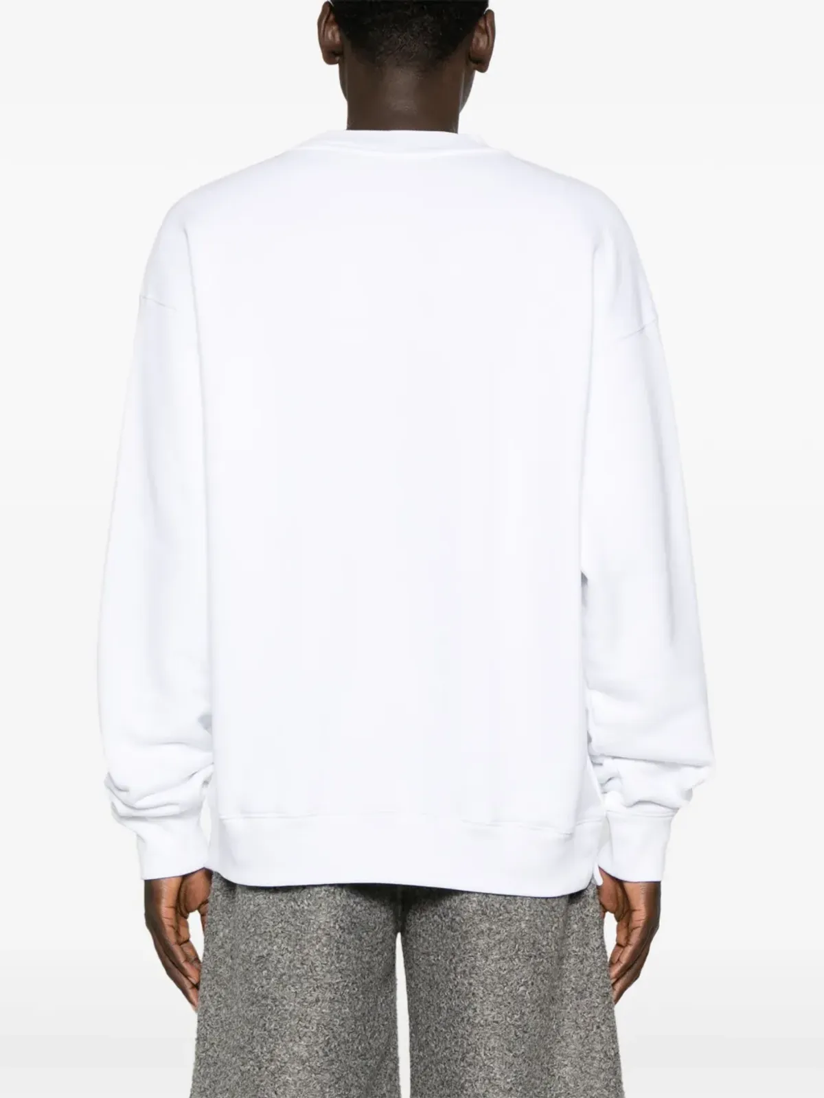 Off-White 刺繍ロゴ入り コットン スウェットシャツ - 画像4