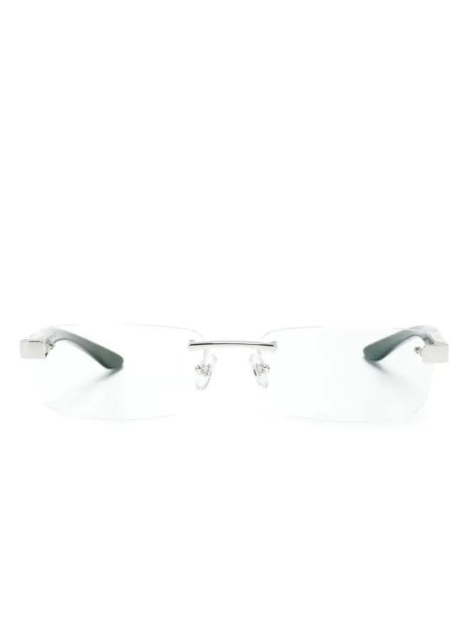 Maybach eyewear Maybach eyewear アーティストIII レクタングルフレーム眼鏡の商品画像