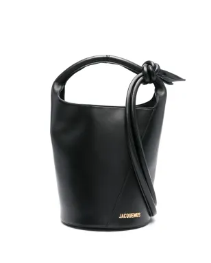 Jacquemus Le Petit Tourni レザーバッグ - ブラック - サムネイル1