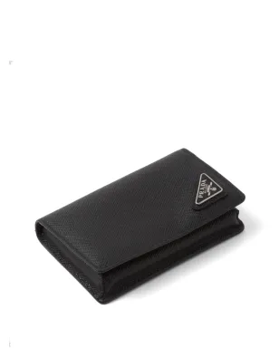 Prada 三角ロゴ サフィアーノレザー カードホルダー - サムネイル3