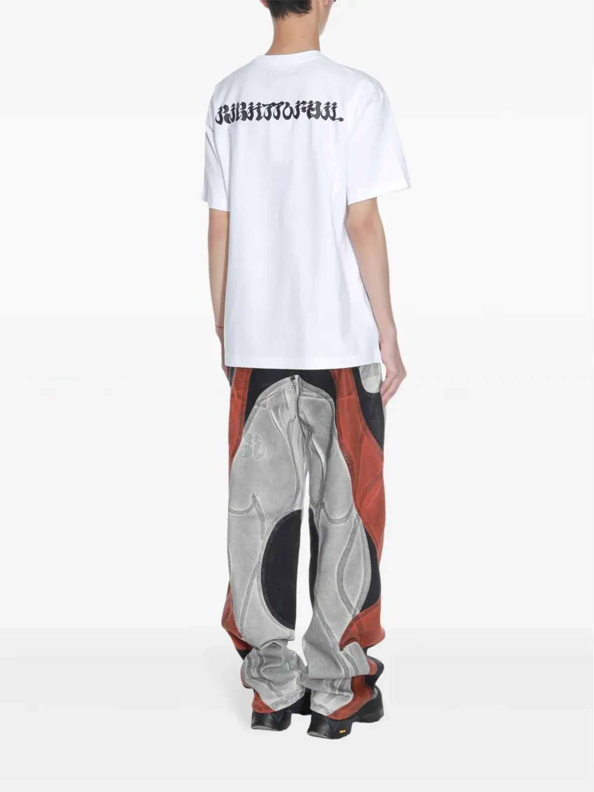 KUSIKOHC グラフィックプリント コットンTシャツ - 画像4