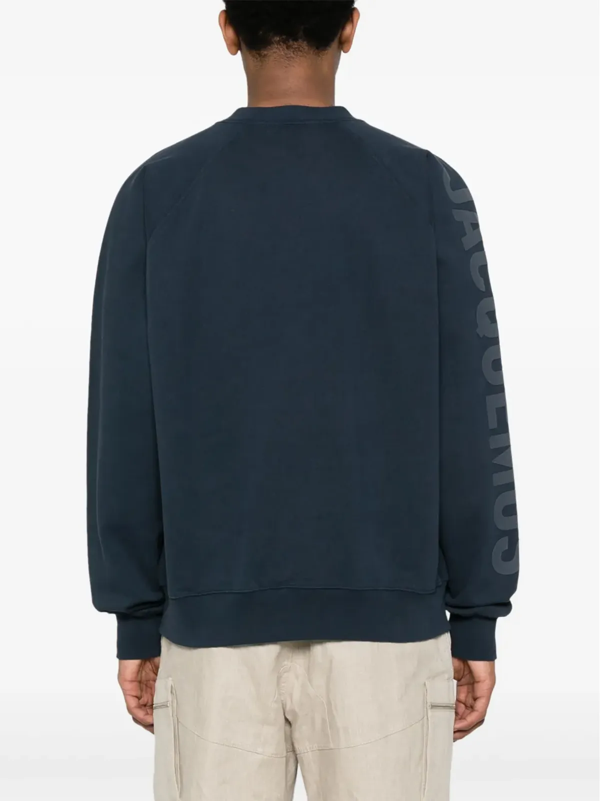 Jacquemus Le Sweatshirt Typo ロゴプリントトップ - ブルー - 画像4