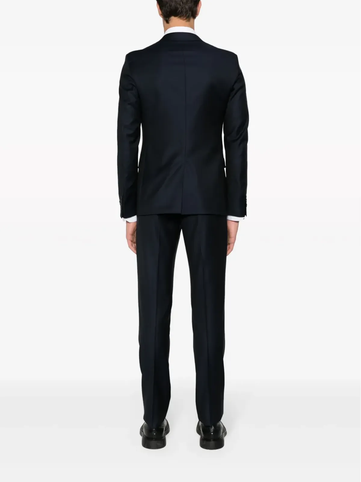 Prada シングルブレスト ヴァージンウール スーツ - ブルー - 画像4