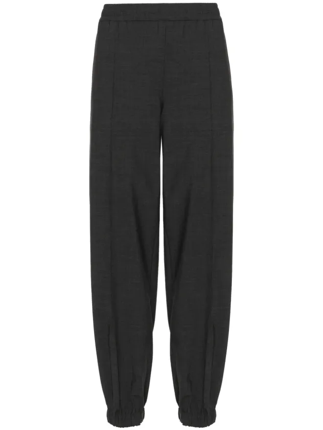 Fabiana Filippi Fabiana Filippi 露出縫い目のテーパードパンツ グレーの商品画像