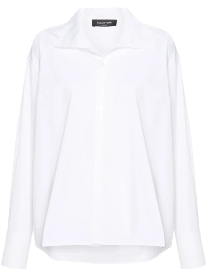 Fabiana Filippi Fabiana Filippi ハイネックポプリンシャツの商品画像