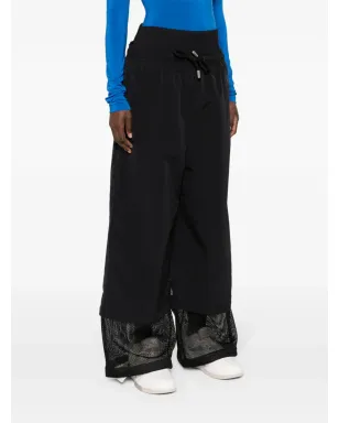 Off-White ハイウエスト ワイドレッグパンツ - ブラック - サムネイル3