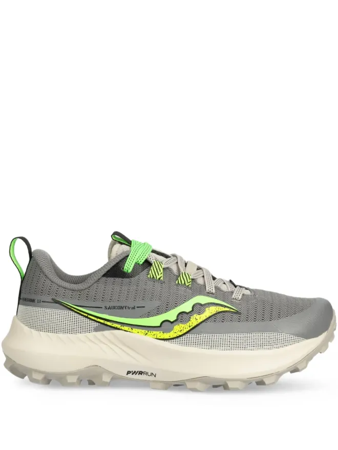 Saucony Saucony Peregrine 13 ロゴ レースアップ パフォーマンス スニーカー - グレーの商品画像