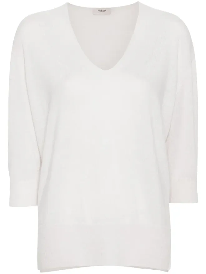 Agnona Agnona ニットVネックトップの商品画像