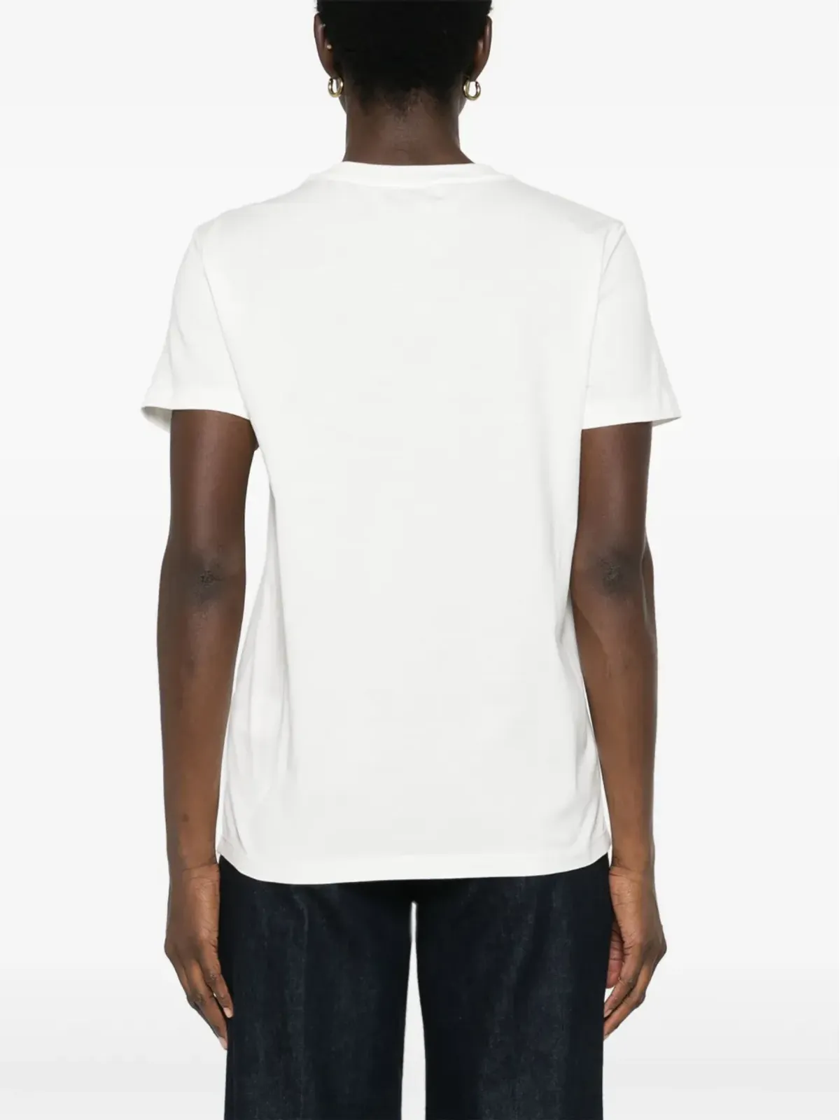 Max Mara グラフィックプリント コットン Tシャツ - ホワイト - 画像4