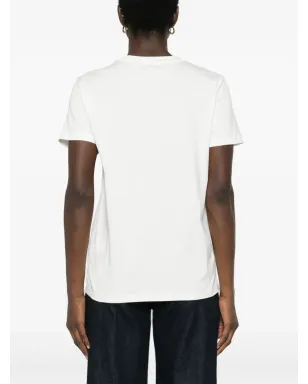Max Mara グラフィックプリント コットン Tシャツ - ホワイト - サムネイル4