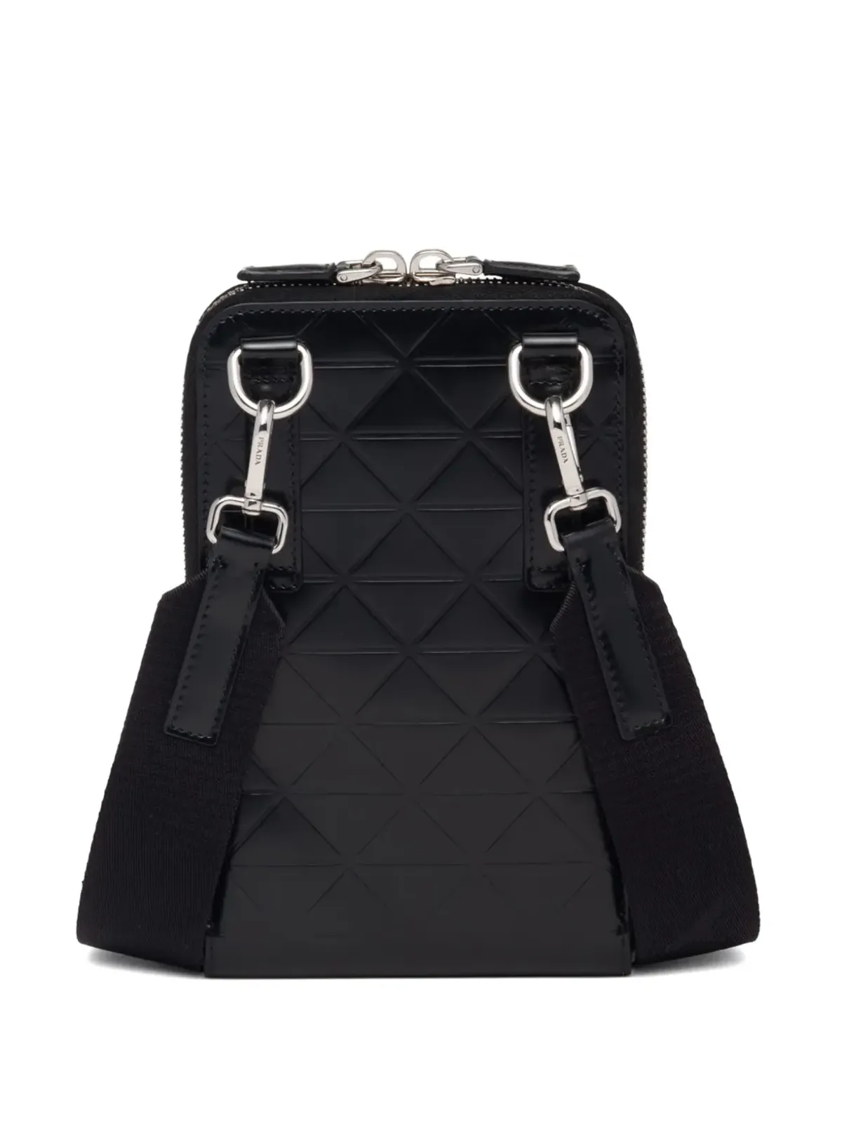 Prada トライアングルロゴ レザー 携帯電話ケース - 画像2