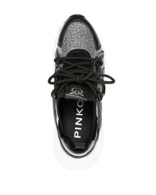 PINKO ラブバード・ディテール ボリュームスニーカー ブラック - サムネイル4