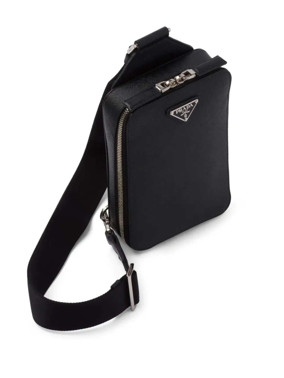 Prada ブリックレザー ショルダーバッグ - 画像3