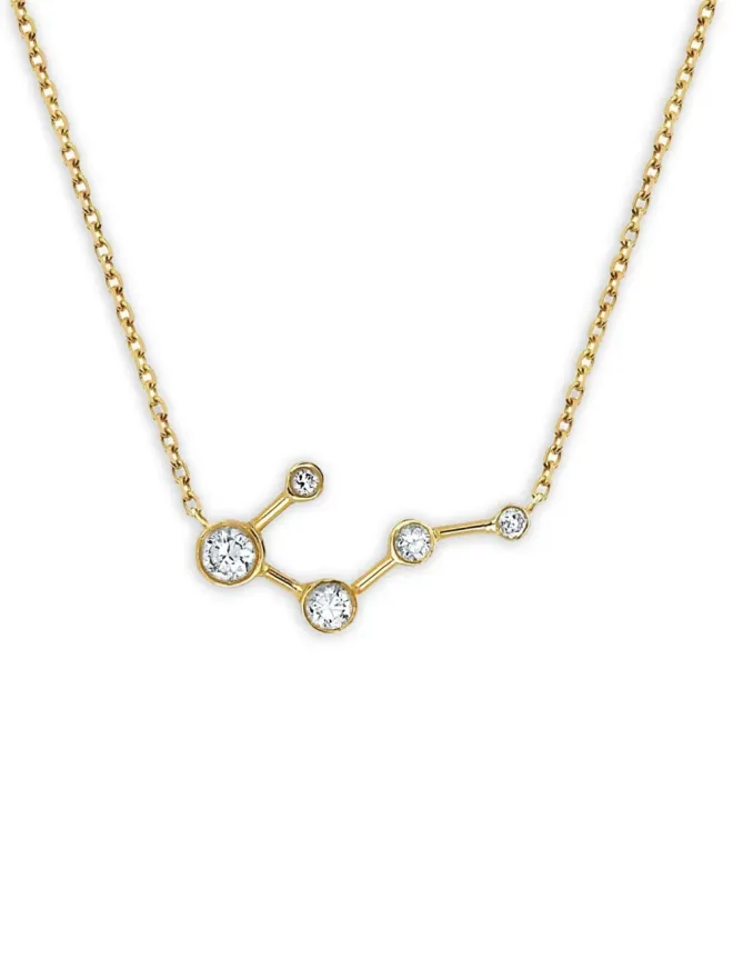 Logan Hollowell Logan Hollowell 14K イエローゴールド コンステレーション ダイヤモンド ネックレスの商品画像